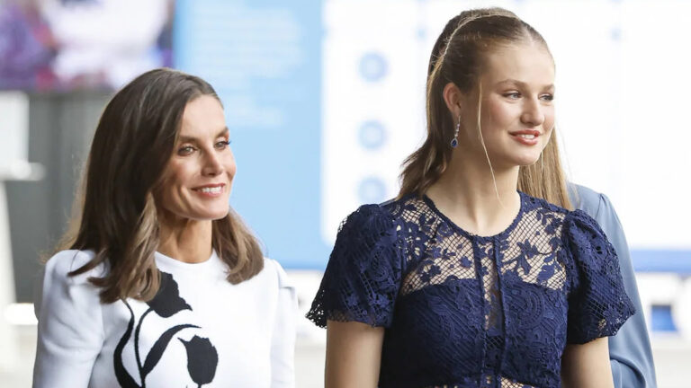 Queen Letizia was not able to hide how proud she is of the Princess Leonor Queen Letizia at the Princess of Girona Awards.