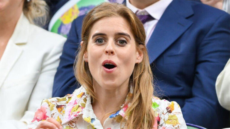 Princess Beatrice surprises by attending Wimbledon with a very summery look Princess Beatrice's Wimbledon outfit