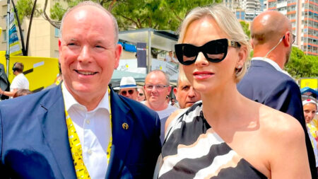Charlene of Monaco's style in the Tour de France