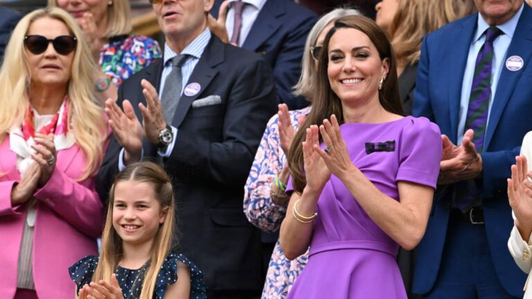 Reveals what Kate Middleton said after she received a standing ovation at the Wimbledon tennis tournament Kate Middleton say at Wimbledon