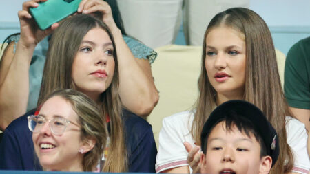 Princess Leonor and Infanta Sofia Enjoy a Game of Table Tennis Leonor and Sofia in Table Tennis Match at the Paris Olympics