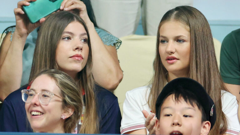 Princess Leonor and Infanta Sofia Enjoy a Game of Table Tennis Leonor and Sofia in Table Tennis Match at the Paris Olympics