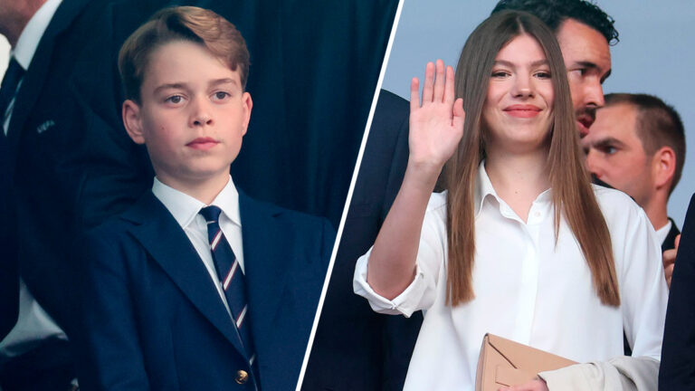 Meeting between Britain’s Prince George and Spain’s Infanta Sofia Goes Viral Prince George and Infanta Sofia
