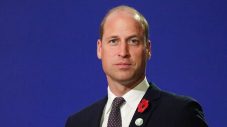 Prince William on a scooter