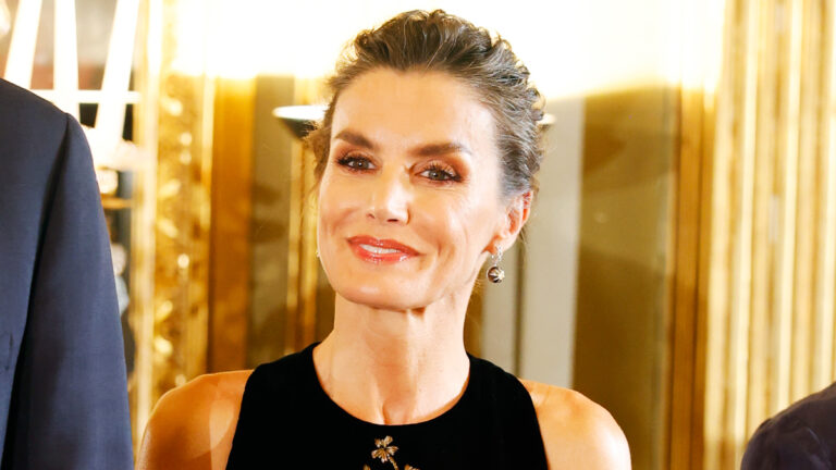 Queen Letizia Stuns in Paris with a Dior Dress Queen Letizia In Dior Dress In Paris