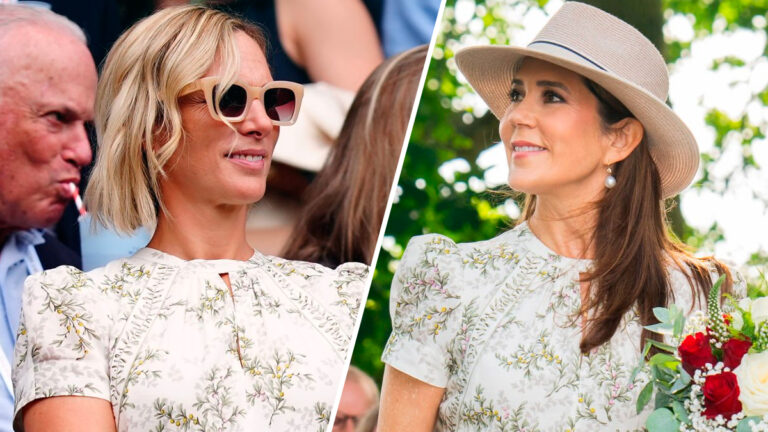 Queen Mary of Denmark and Zara Tindall’s Summer Fashion Twinning Queen Mary and Zara Tindall