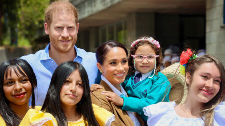 Harry and Meghan's second day in Colombia