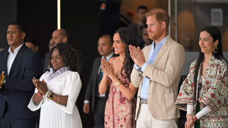 Photos of Meghan and Harry in Colombia
