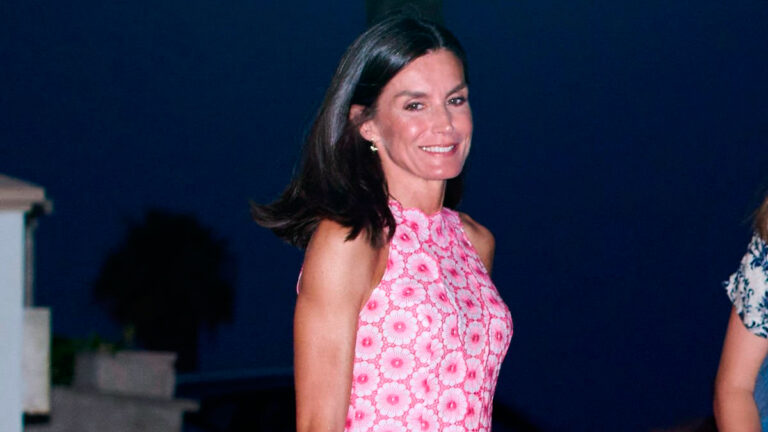 Designer Unveils the Details Behind Queen Letizia’s Customized Dress Queen Letizia's Floral Dress in Mallorca