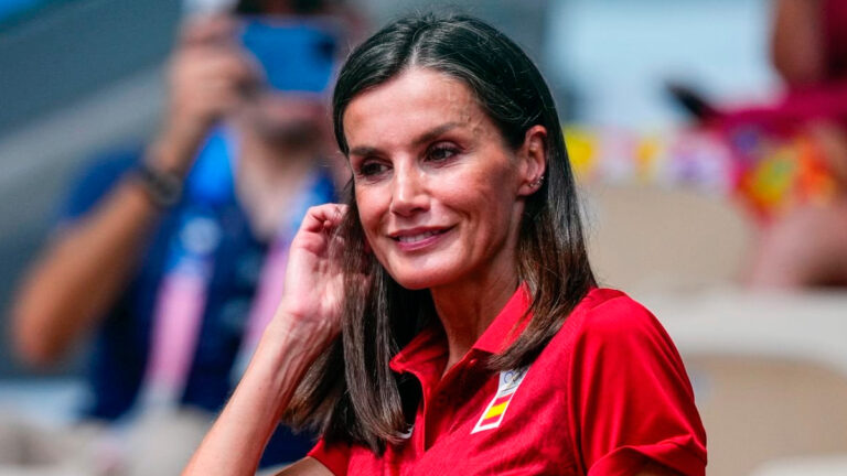 Queen Letizia Falls In Love With Spiked Sneakers Queen Letizia's Third Day at the Paris Olympics