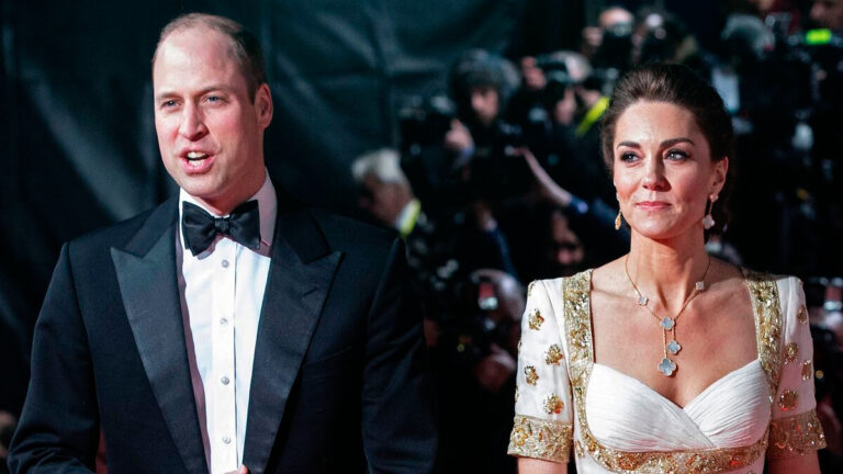 WATCH: Prince William Reacts To A Comment About His Appearance William and Kate's 2020 BAFTA Red Carpet