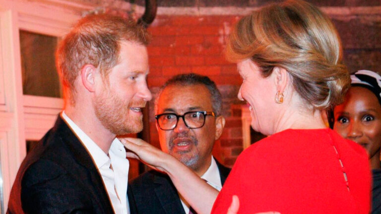 Prince Harry and Queen Mathilde of Belgium together in New York City Prince Harry in New York City