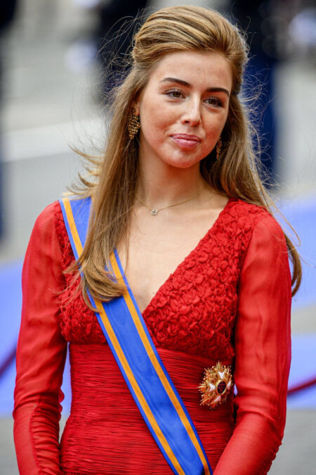 Princess Alexia In Natan's Red Dress