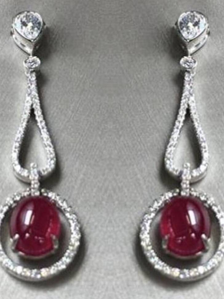 Queen Letizia's Ruby Earrings » Letizia Ortiz