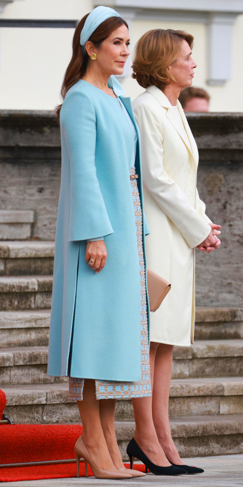 Queen Mary and Elke Büdenbender. 