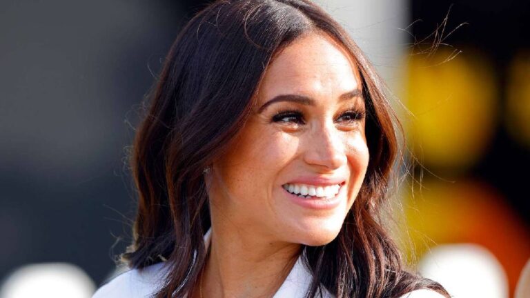 New never-before-seen photos of Meghan Markle in her latest acting job have been released Photos of Meghan Markle in Suit