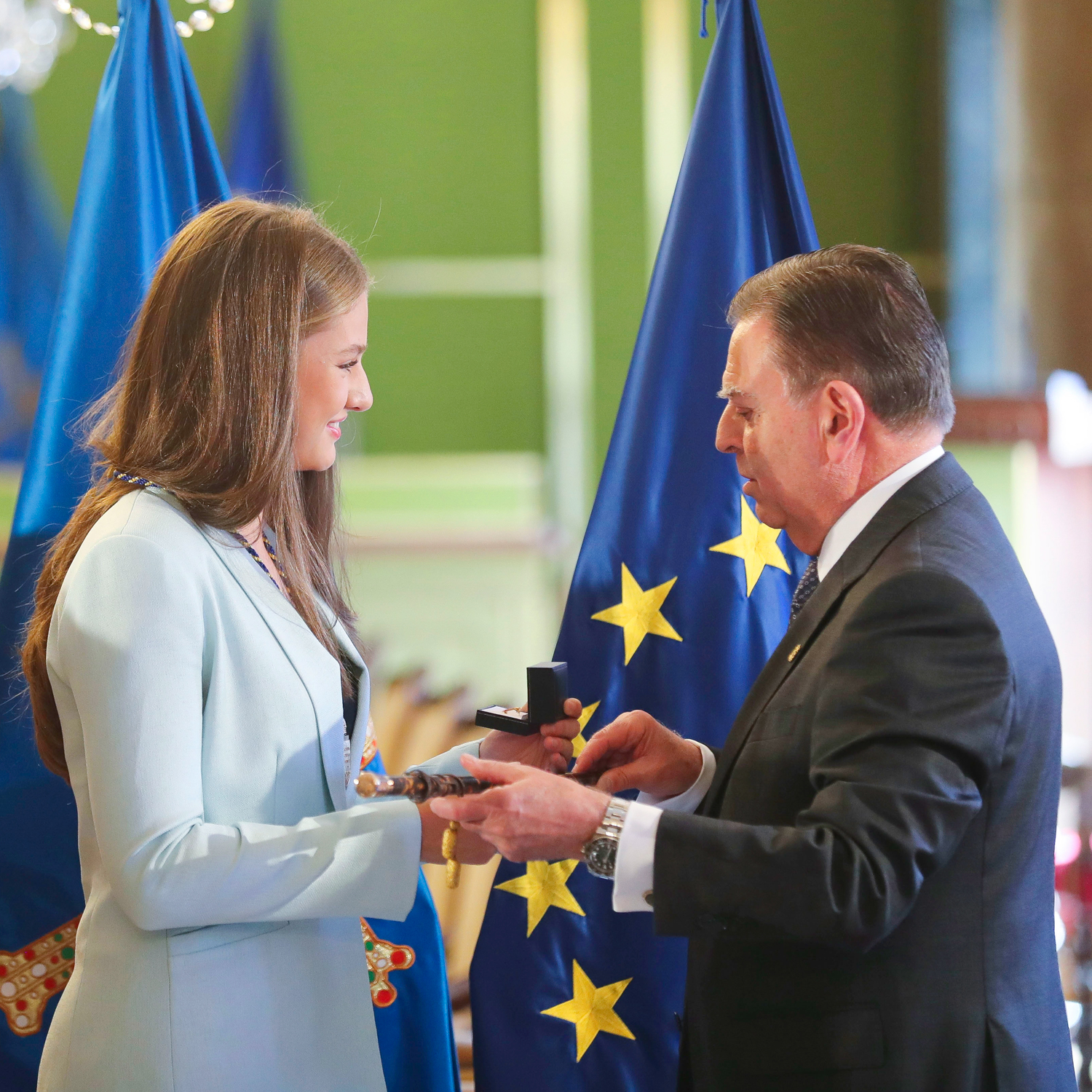 Princess Leonor received two awards loaded with symbolism