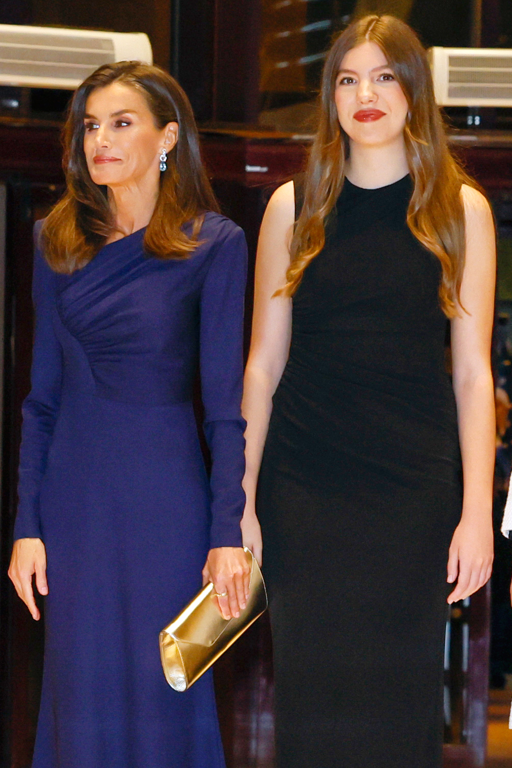 Queen Letizia with her daughter, Infanta Sofia.