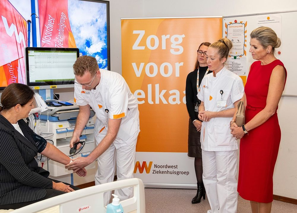 Maxima visited Noordwest Hospital Group in Alkmaar