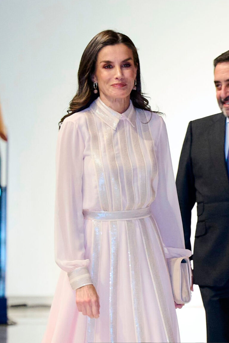 Queen Letizia in a Teresa Helbig Outfit