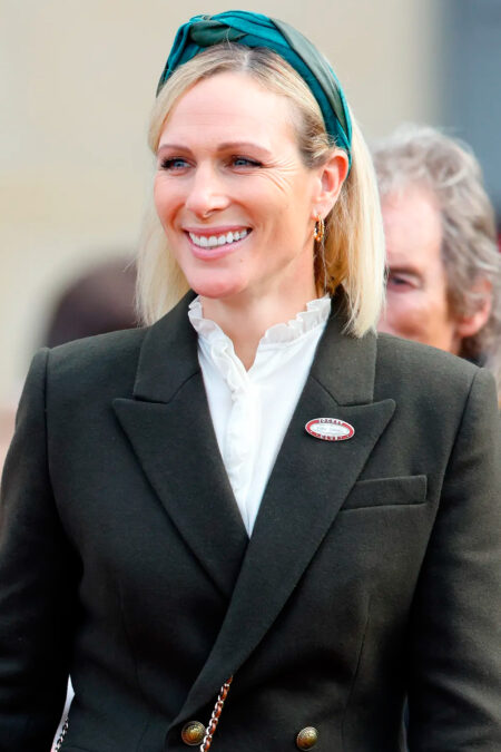 Zara Tindall at the Cheltenham Racecourse