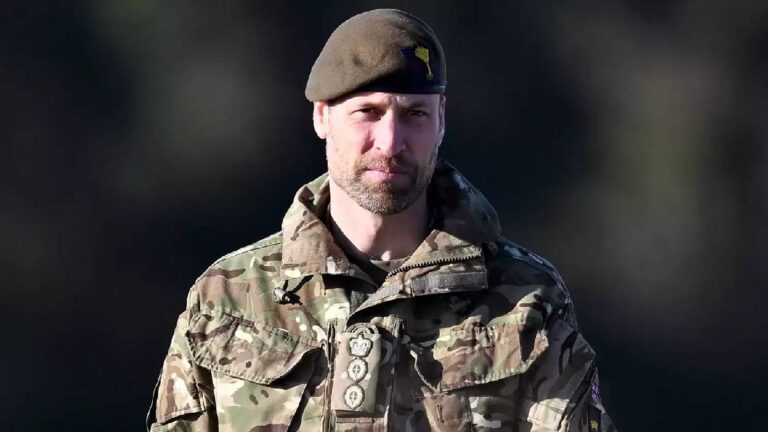 Prince William Turns Heads: Appears with a Beard in Military Uniform Prince William in military uniform