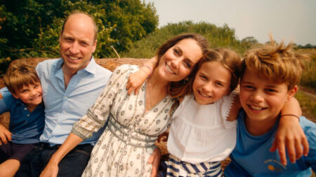 Prince William and Kate Middleton Christmas Card 2024