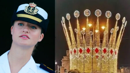 Princess Leonor Becomes the Protagonist of the Christmas Lights Switching On in Marín Princess Leonor Honored with a Christmas Lights Crown