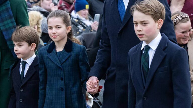 The Funny Photos of Prince George, Princess Charlotte, and Prince Louis at the Sandringham Christmas Walk George, Charlotte and Louis on the Christmas walk