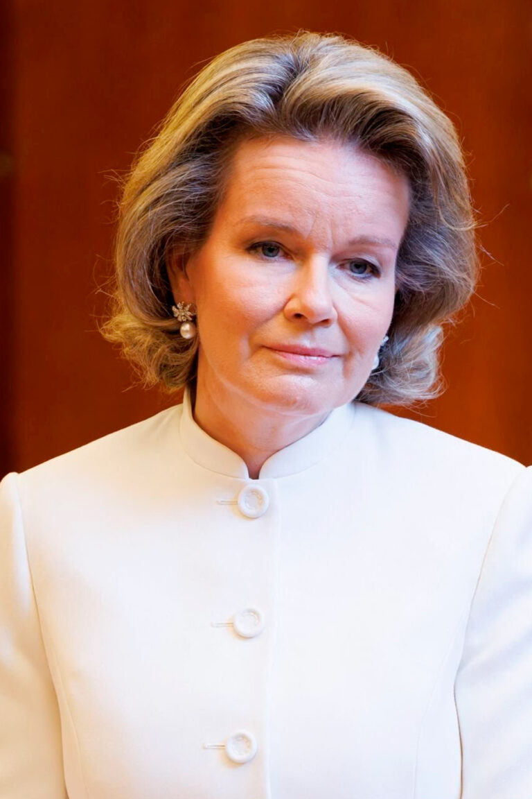 Queen Mathilde Shines in a Natan Couture Jumpsuit for Her 25th Wedding Anniversary Queen Mathilde's Style on Her Wedding Anniversary