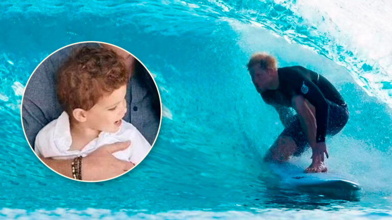 Prince Harry takes son Archie surfing in California: Why was the video removed? Prince Harry and Prince Archie surfing