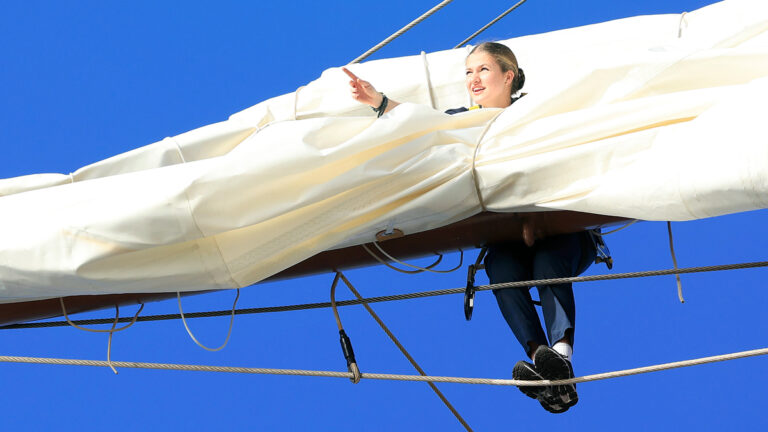Unpublished Photos of Princess Leonor Aboard the Elcano Released Photos of Princess Leonor on the Elcano