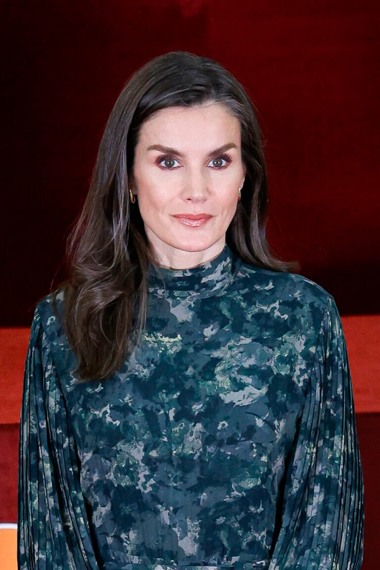 Queen Letizia Debuts a Dress by Swedish Brand & Other Stories Queen Letizia in a & Other Stories Dress