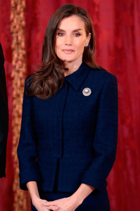 Queen Letizia’s Navy Blue Outfit