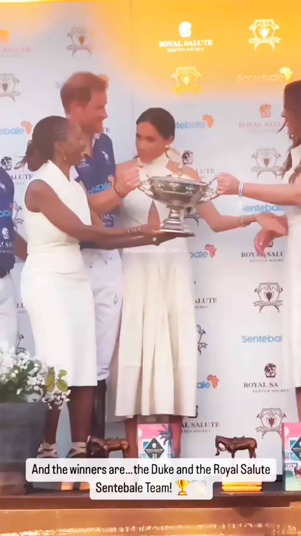 Meghan asked Chandauka to change positions during a photo with Prince Harry.