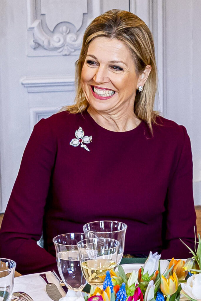 Queen Maxima's Style at Lunch at Palace Huis ten Bosch