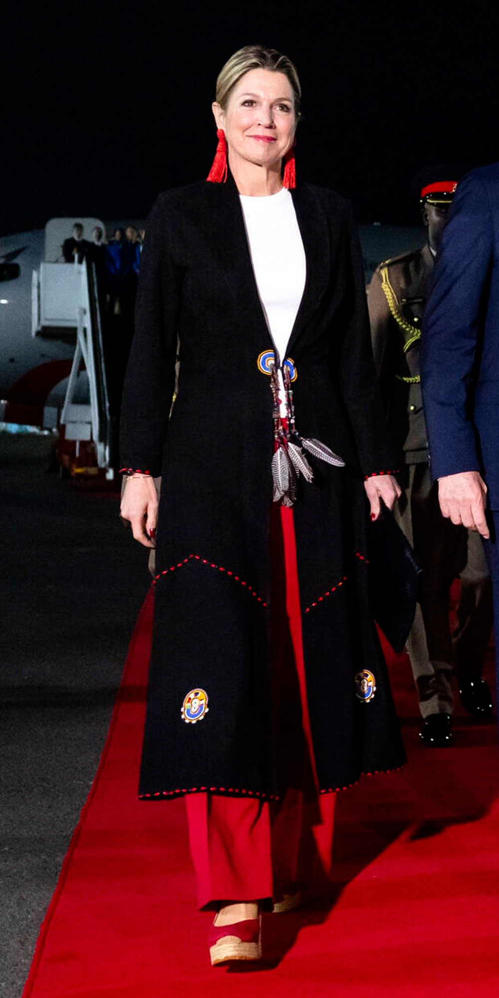 Queen Maxima's Style on Her Arrival in Kenya