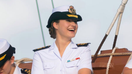Princess Leonor Crosses the Strait of Magellan
