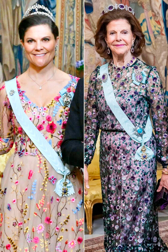 Queen Silvia and Princess Victoria
