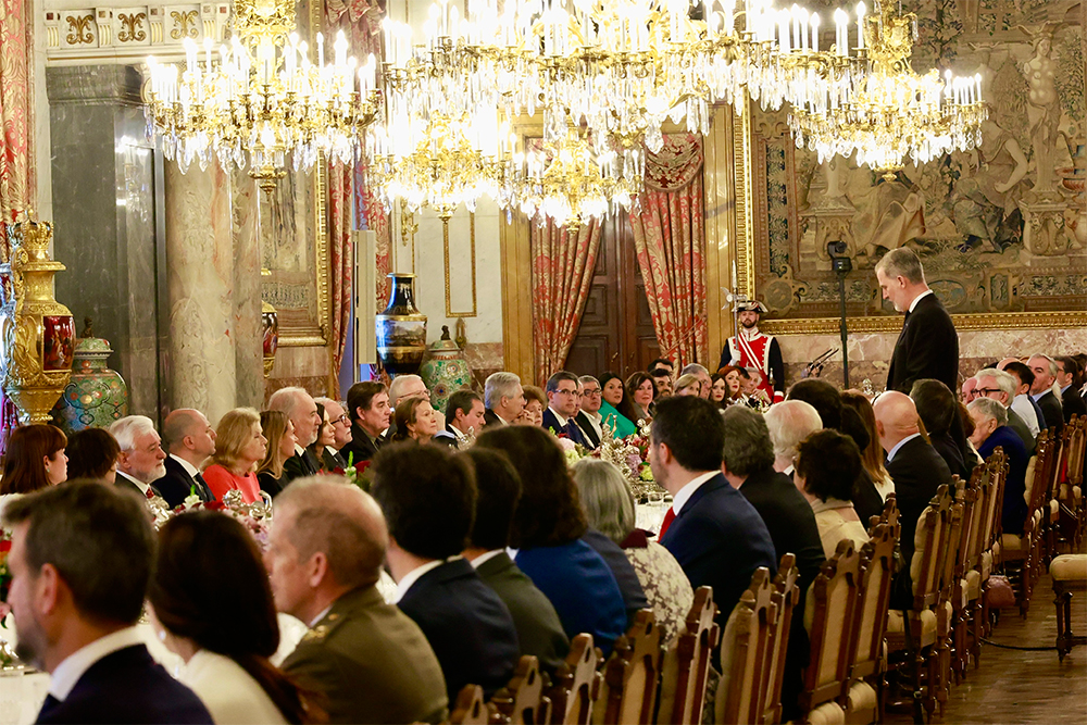 Lunch offered to a representation of the world of letters on the occasion of the Cervantes Prize 2024.