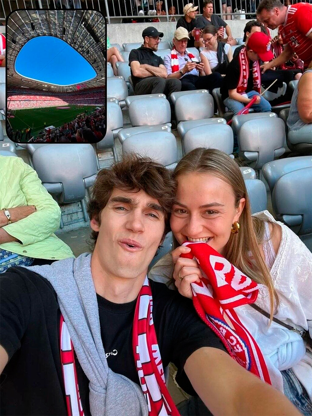 Pablo and Johanna are Bayern Munich fans.
