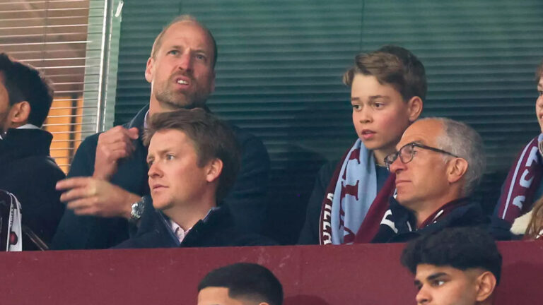 Prince William and Prince George watched Aston Villa beat PSG 3–2 Why is Prince William an Aston Villa Fan