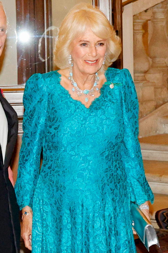 Queen Camilla's style at the State Banquet in Rome