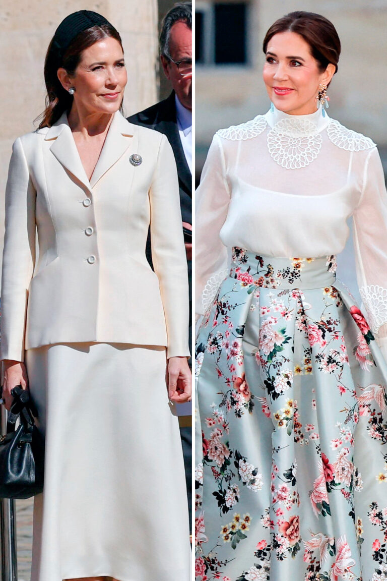 Queen Mary’s Fashion Shines on Day One of French State Visit Queen Mary's Style on the First Day at French State Visit