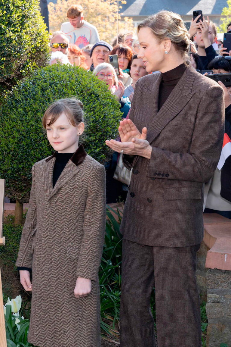 The Coordinated Style of Princess Charlene and Her Daughter Gabriella Princess Charlene and Princess Gabriella Match in Style