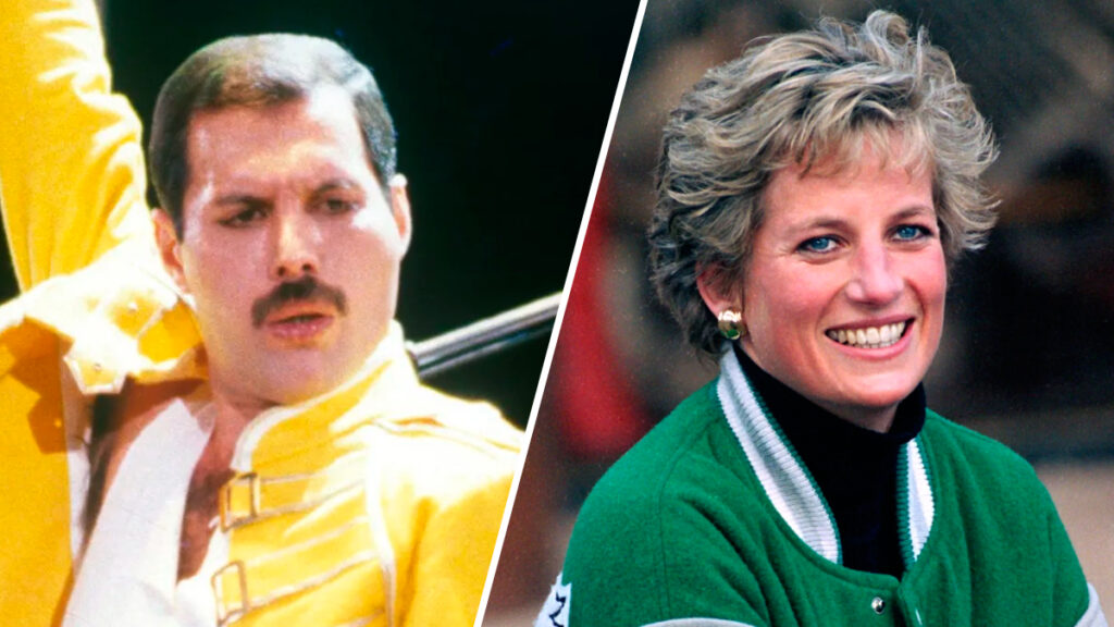 Princess Diana and Freddie Mercury