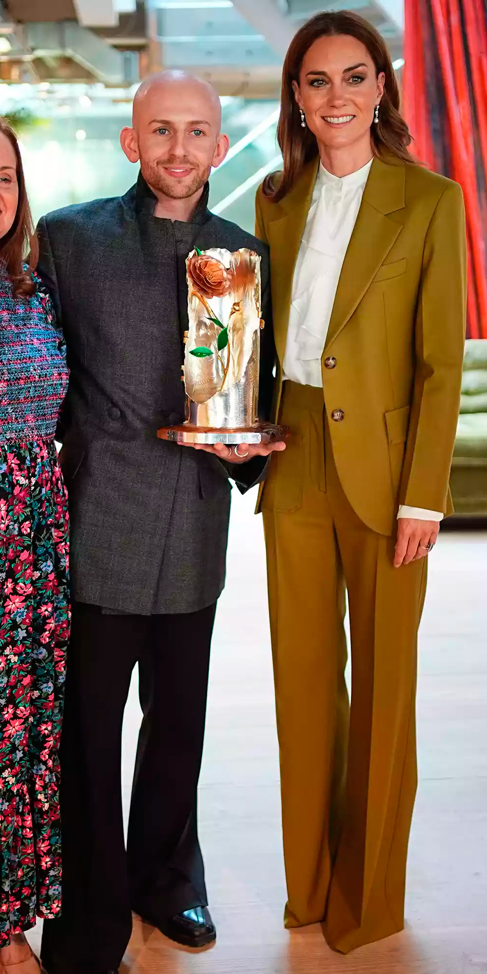 Patrick McDowell and Kate Middleton