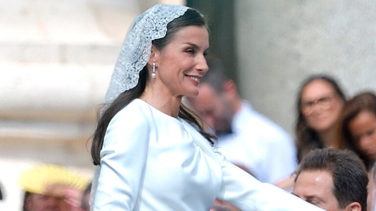 Queen Letizia Honors Papal Tradition in Elegant White at Inauguration Mass for Pope Leo XIV Queen Letizia's white privilege