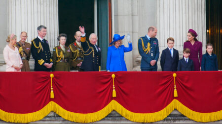 British Royal Family at the Victory Day Parade