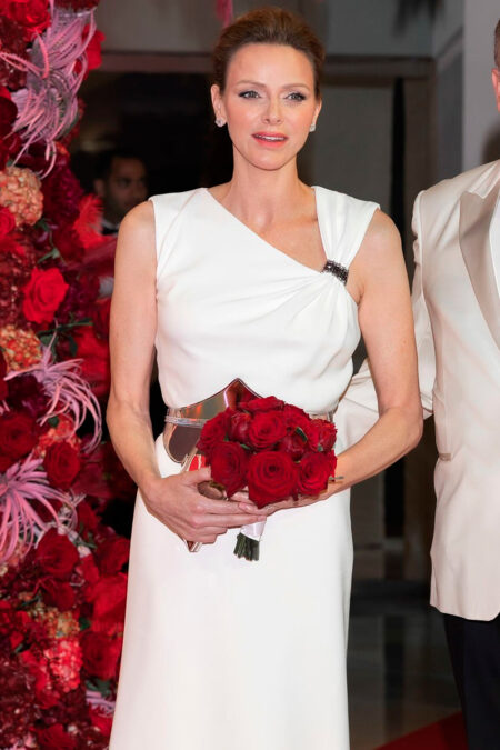 Princess Charlene's Style at F1 Grand Prix Gala Dinner